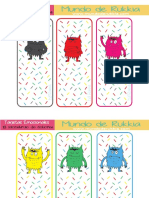 Copia de 13) Tarjetas de Emociones Monstruo de Colores