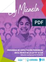Manual Ley Micaela Cordoba