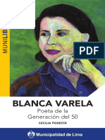 Blanca Varela . Peta de La Generacion Del 50