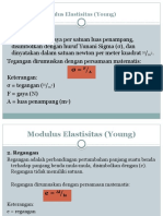 Modulus Elastisitas (Young)