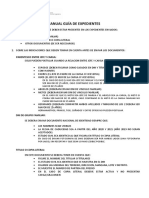 Manual Guía de Expedientes