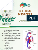 Bleeding Disorders: - Edna U. Robles, RN Man St. Luke's College of Nursing