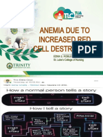 Anemia Due To Increased Red Cell Destruction: - Edna U. Robles, RN Man St. Luke's College of Nursing