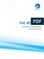 Bluetooth 5.1 Dual Mode Module Datasheet Version 1.5: FSC-BT1026x Datasheet