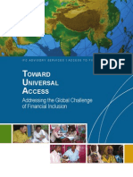 Toward Universal Access: Addressing The Global Challenge of Financial Inclusion