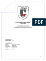 Finance Research Paper Yes Bank: Case of Greed and Fraud: SVKM'S Nmims School of Law Navi Mumbai