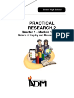 6 - Practical Research 2 Module 1 (All Sections Refer To Instructions From Mam Uy)