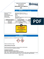 6.Ficha de Seguridad Hipoclorito de Sodio 13%