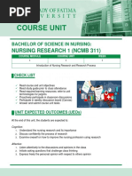 NRes1 Course Unit 1