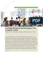 Teaching Methods and Strategies: The Complete Guide