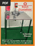 Batch Crystallizer: Rajesh Scientific Industries