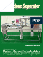 Rajesh Scientific Industries: Instruction Manual