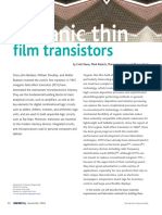 Organic Thin Film Transistors