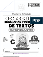 Comprensión - Producción - y - Expresión - Textos - 1º - Prim. - (II TOMO)