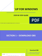 OBS Setup For Windows