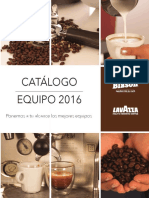 Catálogo de equipos para café 2016