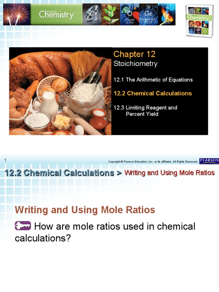 CHPT 12.2 Powerpoint | PDF | Mole (Unit) | Stoichiometry