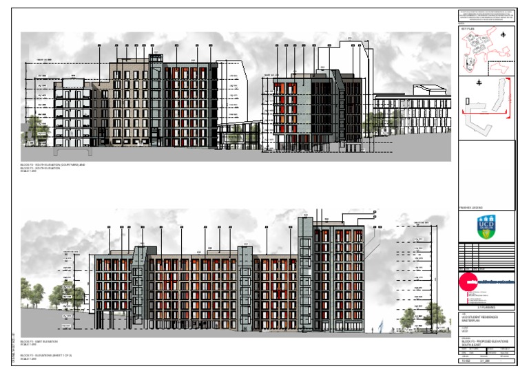 Proposed Elevations for Block F3 | PDF | Design