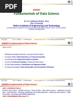 Fundamentals of Data Science: Nehru Institute of Engineering and Technology