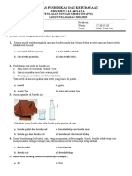 Soal PTS Kelas 2 Tema 2 Sub 3&4 - LIA