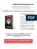 La Bible Du Marketing Underground