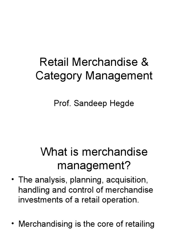 RETAIL CATEGORY MANAGER visual data 2