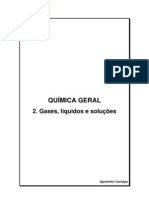 Gases, Líquidos e Soluções