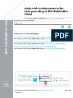 Fault Analysis and Countermeasures For Single Phase Grounding of 6kV Distribution Line in Oil Field