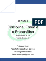Apostila - Psicanálise - Freud e a Psicanalise