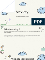 Anxiety: By: Berenice Bolaños Olivares