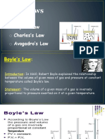 Gas Laws: Boyle's Law Charles's Law Avogadro's Law