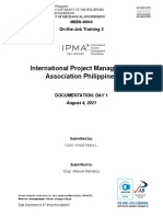 International Project Management Association Philippines: On-the-Job Training 2