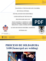 PROCESO DE SOLDADURA SAW