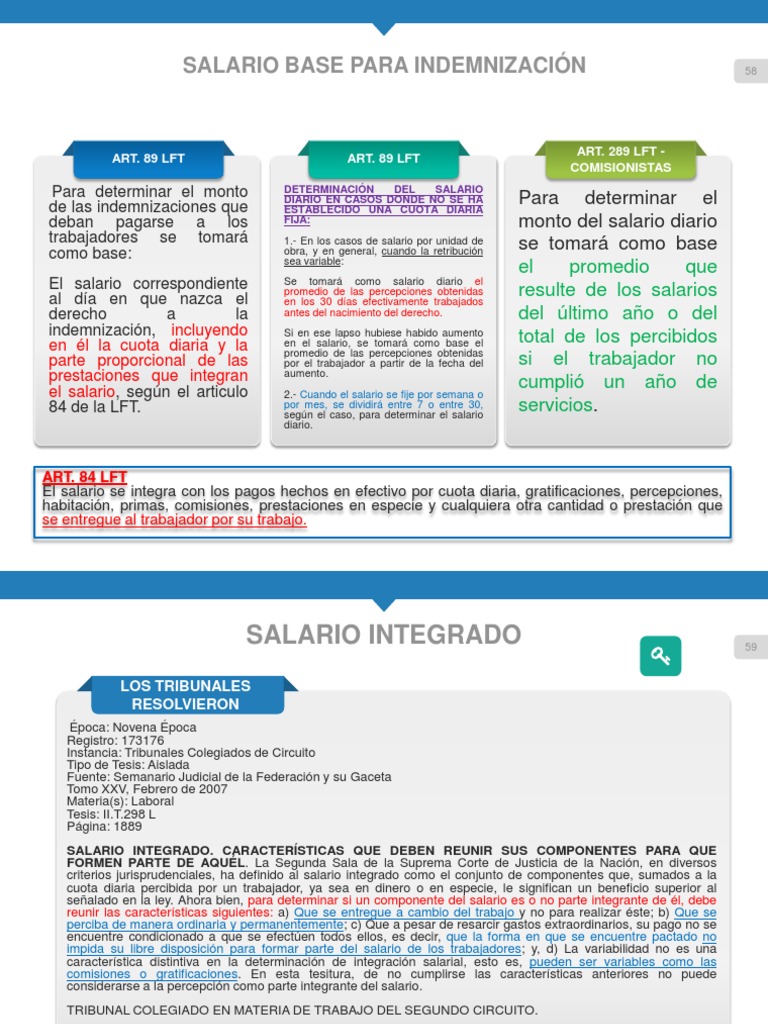 2.-Salario Base e Integrado-58-64 | PDF | Salario | Interés