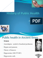History of Public Health