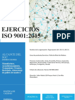 Ejercicios ISO 9001 Planificacion