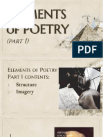 ELEMENTS OF POETRY
