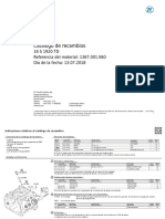 Catálogo de Recambios: 16 S 1920 TD Referencia Del Material: 1367.001.060 Día de La Fecha: 13.07.2018