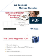 Protect Your Business: Technology Disaster Planning and Recovery y