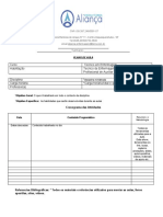 Modelo Plano de Aula