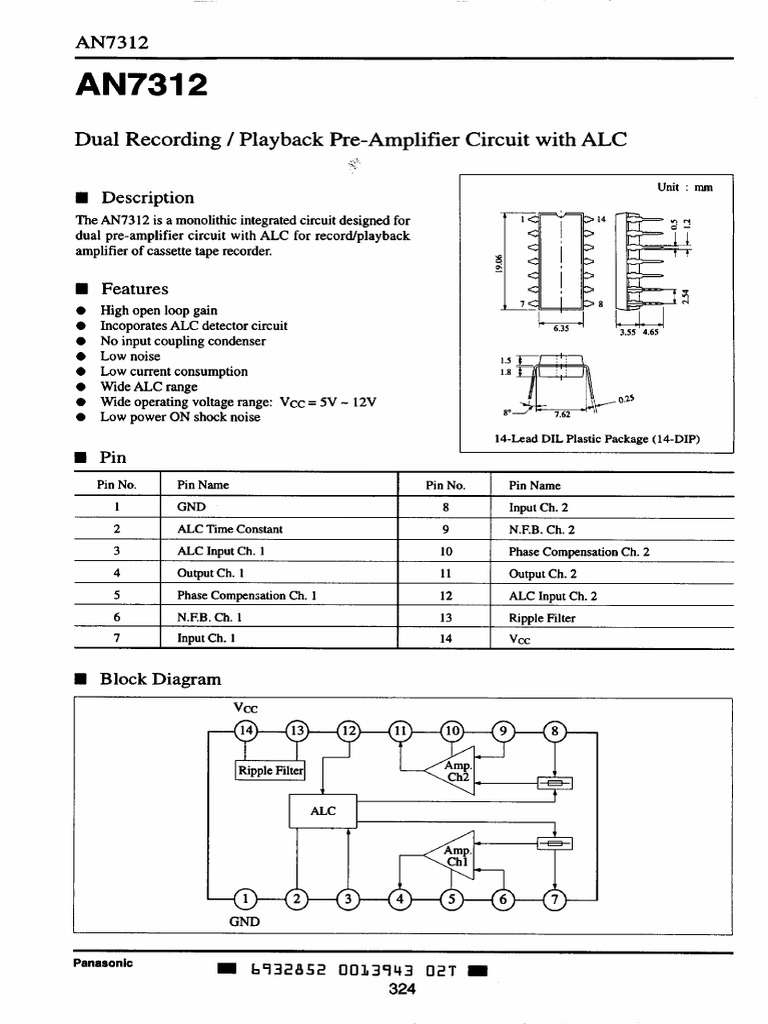 Electronics Component Datasheets | PDF