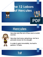 3rd Grade - The Twelve Labors of Hercules
