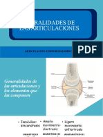 Generalidades de Las Articulaciones: Articulación Temporomandibular (Atm)