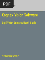 Cognex Vision Software: Gige Vision Cameras User'S Guide