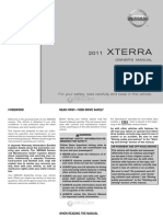 2011 Xterra S User Manual