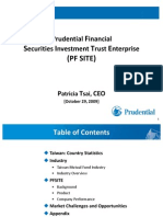 Prudential Financial: Securities Investment Trust Enterprise (Patricia Tsai)