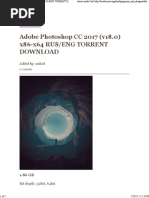 Adobe Photoshop CC 2017 (v18.0) x86-x64 RUS/ENG TORRENT Download