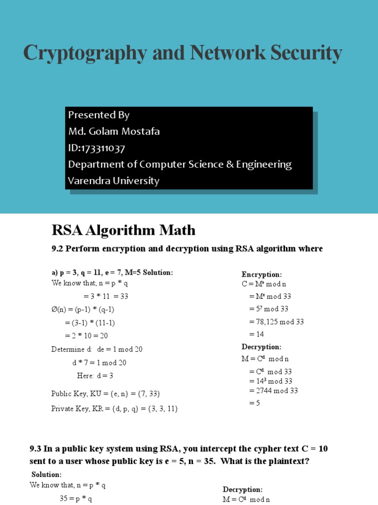 Cryptography and Network Security | PDF | Cybercrime | Cyberspace