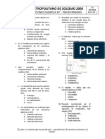 Examen Reacciones Quimicas 3er Periodo