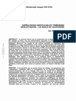 Formigari, L. & Anquetit, M. Opérations Mentales Et Théories Sémantiques. Le Rôle Du Kantisme